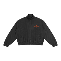 MANUEL Monogram Striped Track Jacket